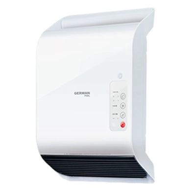 A004-02 German Pool HTW-220 Portable Bathroom Heater (Wall-Mount Hook Installation)