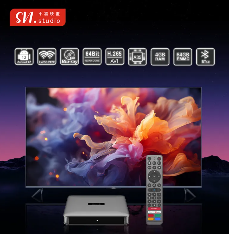 A007-02🌐 SVI Cloud 10P+ |Smart TV Box |1 year official UK warranty