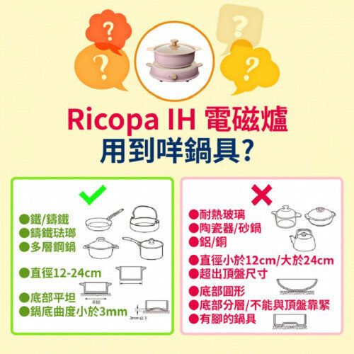 A008-10 IRIS OHYAMA Ricopa IH IHLP-R14C 多功能電磁爐