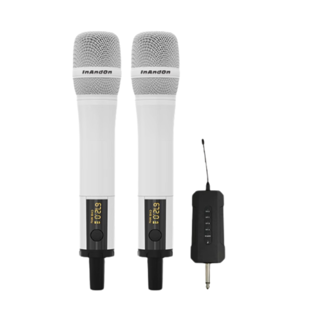 A013-05 兩個額外的麥克風,帶接收器,適用於 InAndon K90MAX 15.6 英寸