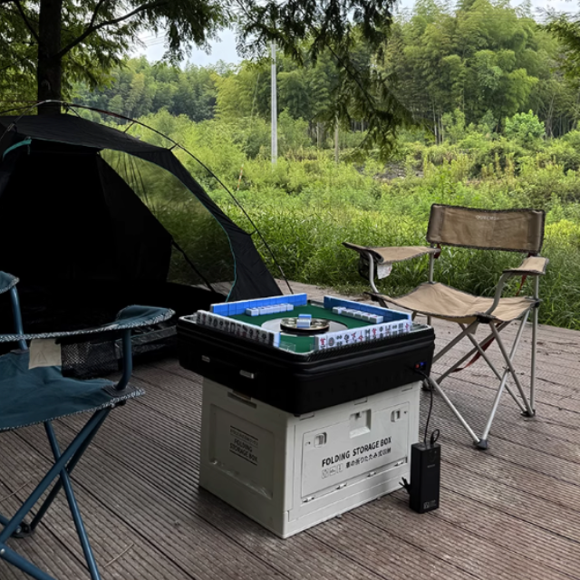 A024-04 🀄️ 2025 Portable Fully Automatic Mahjong Table