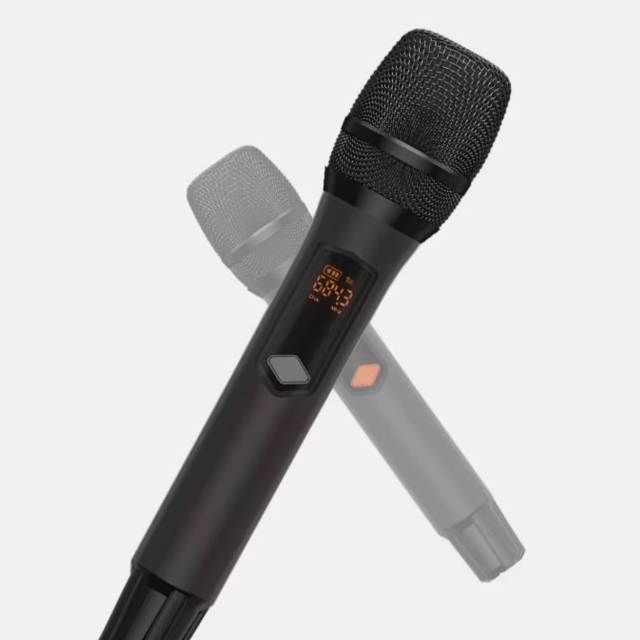 A013-06 🔊 2025 InAndon Hi-Fi 揚聲器，附 2 個無線麥克風（K90MAX 卡拉 OK 系統的完美伴侶）