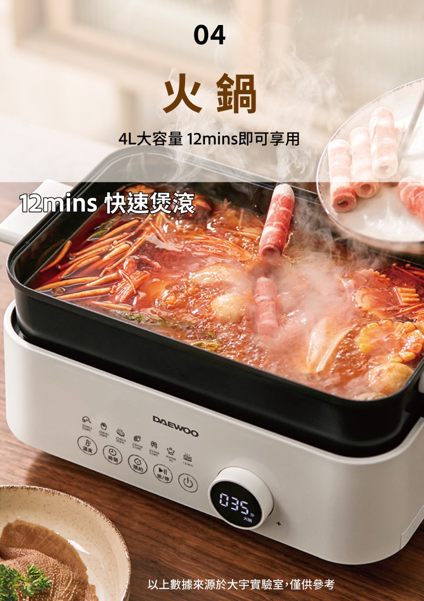 A008-20 大宇 S20 多功能炊具（蒸籠+氣炸鍋組合）