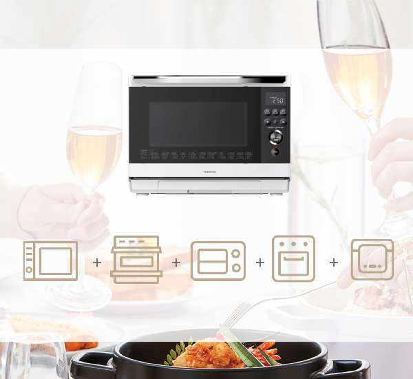 A019-18 🔥 Toshiba ER-SD99HKW 26L Superheated Steam Oven