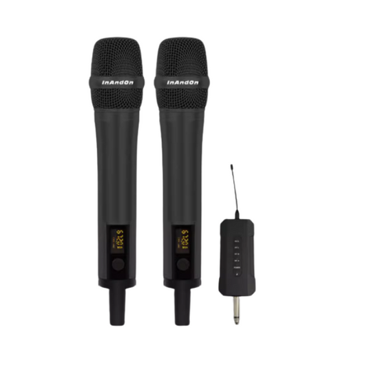 A013-05 兩個額外的麥克風，帶接收器，適用於 InAndon K90MAX 15.6 英寸